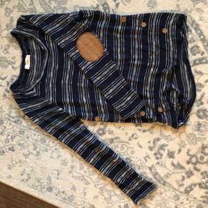 Altar’d State Navy and White Striped sweater